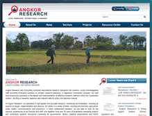 Tablet Screenshot of angkorresearch.com